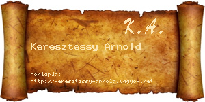 Keresztessy Arnold névjegykártya